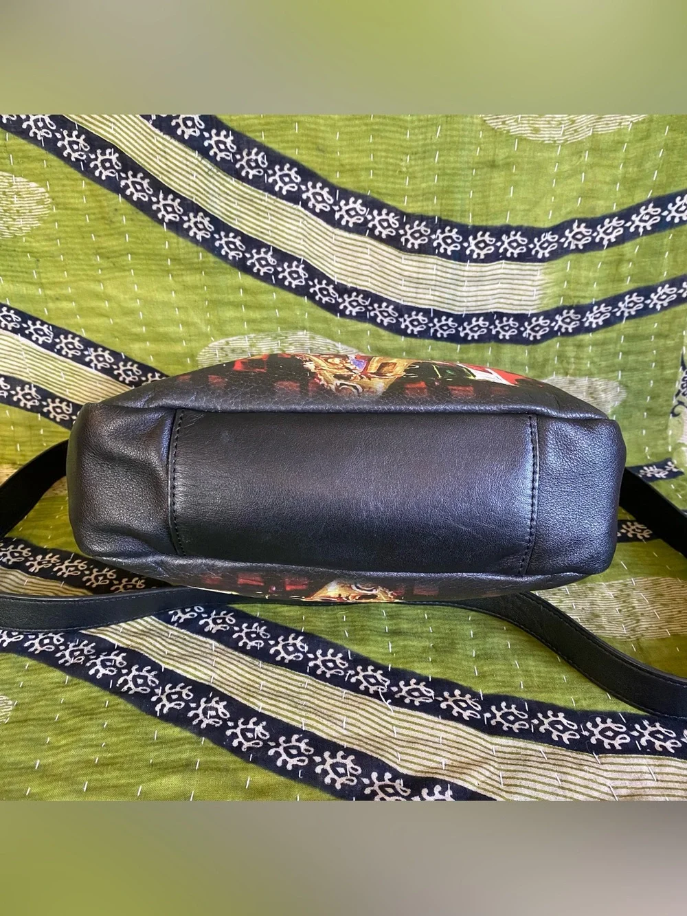 Rare Icon Los Angeles Bourbon Street Jazz Leather Crossbody Purse